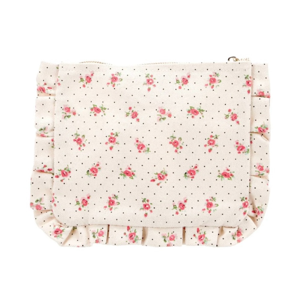 Sézane Floral Ruffle Pouch - Limited Edition - Picture 3 of 10